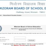 Mizoram Board HSLC Result 2026 OUT
