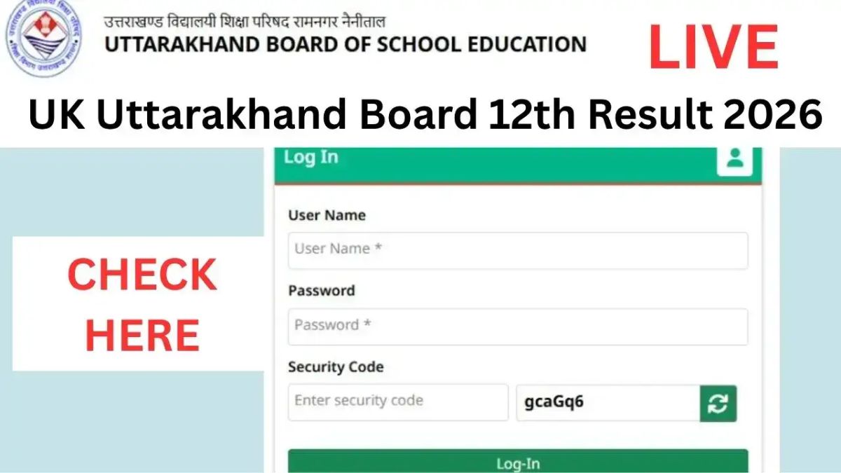 UK Board 12th Result 2026